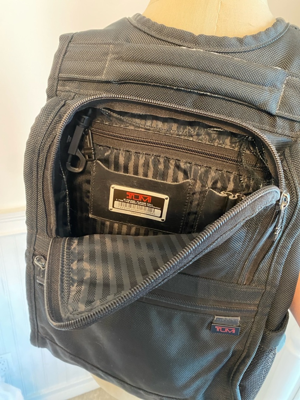 Tumi Black Travel Backpack - Picture 2 of 12